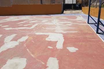  Hornos del Rey presume de una cancha deportiva remozada (Foto TA)